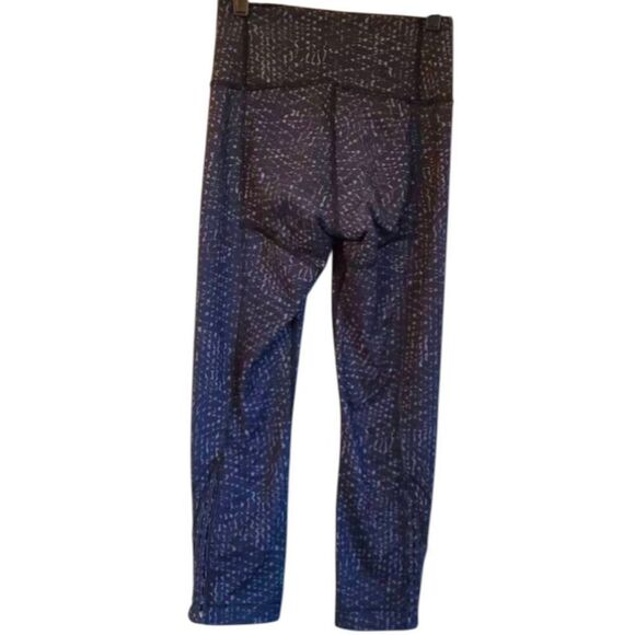 LULULEMON ATHLETICA True Self Crop II (Hi-Rise) 'Full On Luon 21' Size 4 - Picture 7 of 8